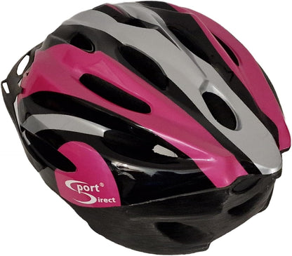 Sport Direct 22 Vent Adult Bike Helmet Medium 55-58cm Pink/Black/Silver