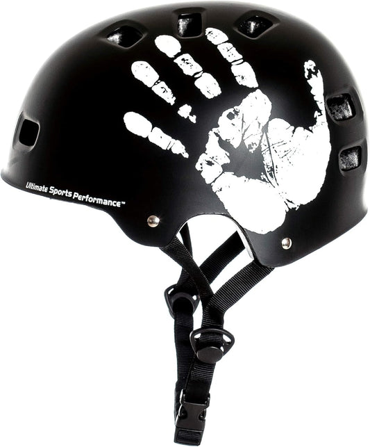 Sport Direct Adult BMX/Skateboard/Scooter/Bike Helmet Medium 55-58cm Black