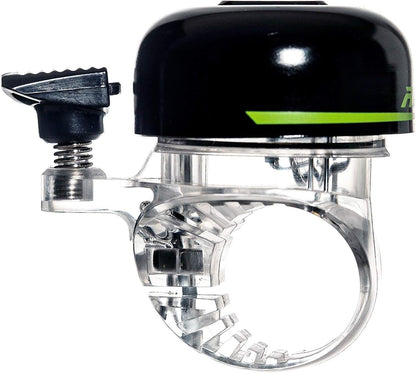 Awe AWEBright® LED Light Bicycle/Bike Bell Black