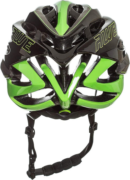 AweSpeed In Mould Adult Bike Helmet Large 58-61cm Black/Green/Carbon