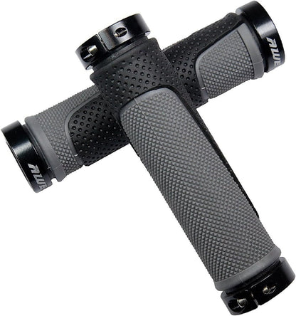 Awe AWEGrip™ Alloy BMX MTB Bike/Bicycle Handlebar Black/Grey Locking Grips