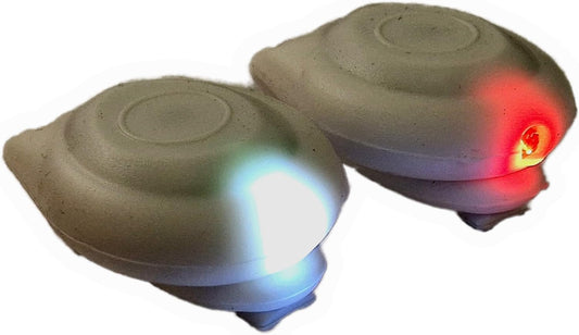 Sport Direct Mega Mini 2 x 1 LED Battery Silicone Bike Light Set