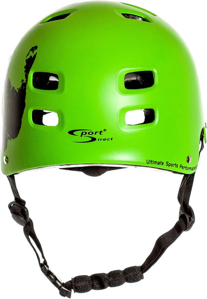 Sport Direct Adult BMX/Skateboard/Scooter/Bike Helmet Medium 55-58cm Green
