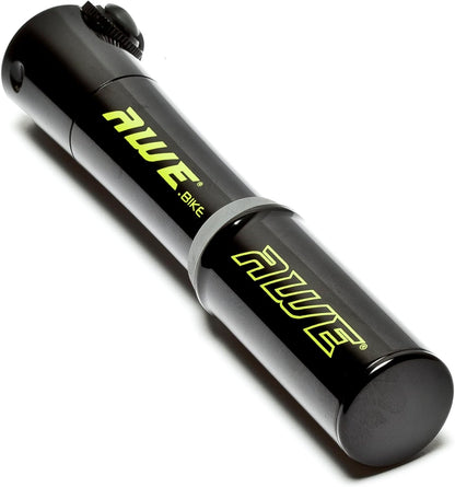 Awe 80 PSI CNC 6063 Alloy Mini Bike Pump Schrader/Presta Valve