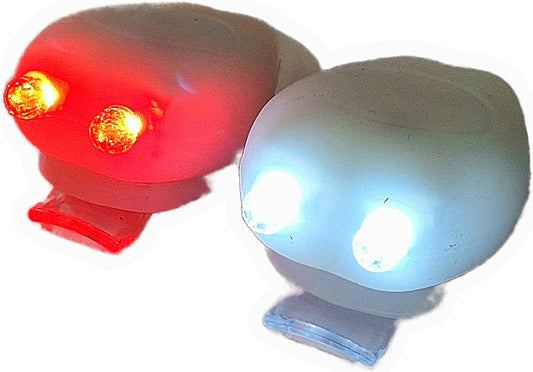 Sport Direct Mega Mini 2 x 2 LED Battery Silicone Bike Light Set
