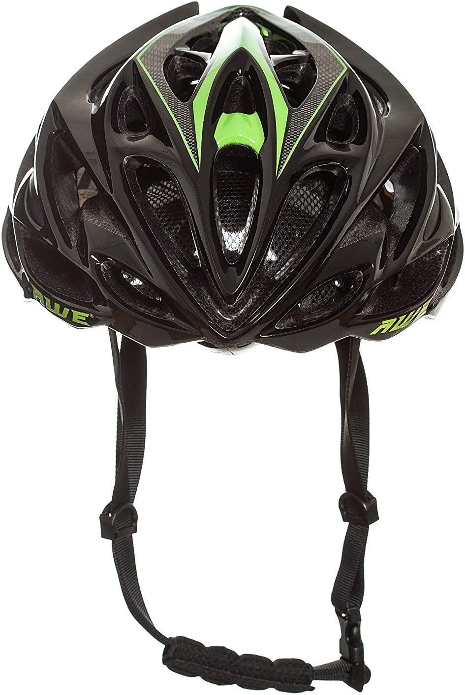 AweSpeed In Mould Adult Bike Helmet Large 58-61cm Black/Green/Carbon