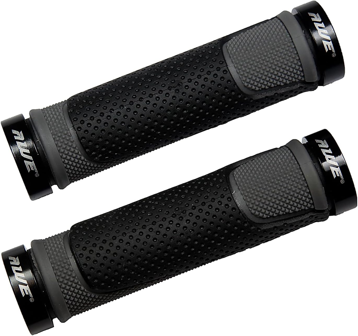 Awe AWEGrip™ Alloy BMX MTB Bike/Bicycle Handlebar Black/Grey Locking Grips