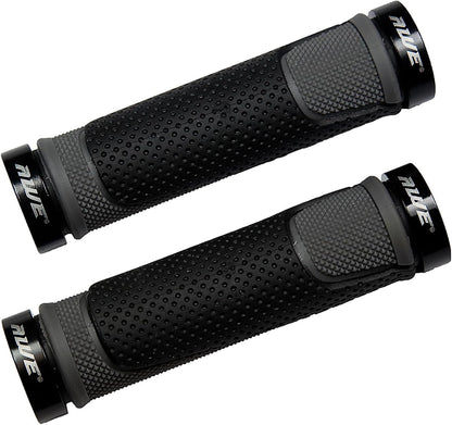 Awe AWEGrip™ Alloy BMX MTB Bike/Bicycle Handlebar Black/Grey Locking Grips