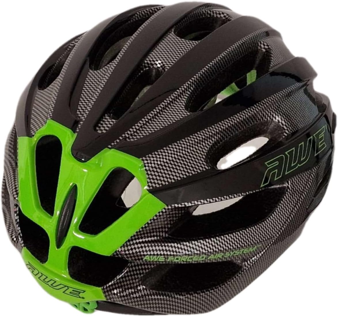 AweSprint In Mould Adult Bike Helmet Large 58-61cm Black/Carbon/Green