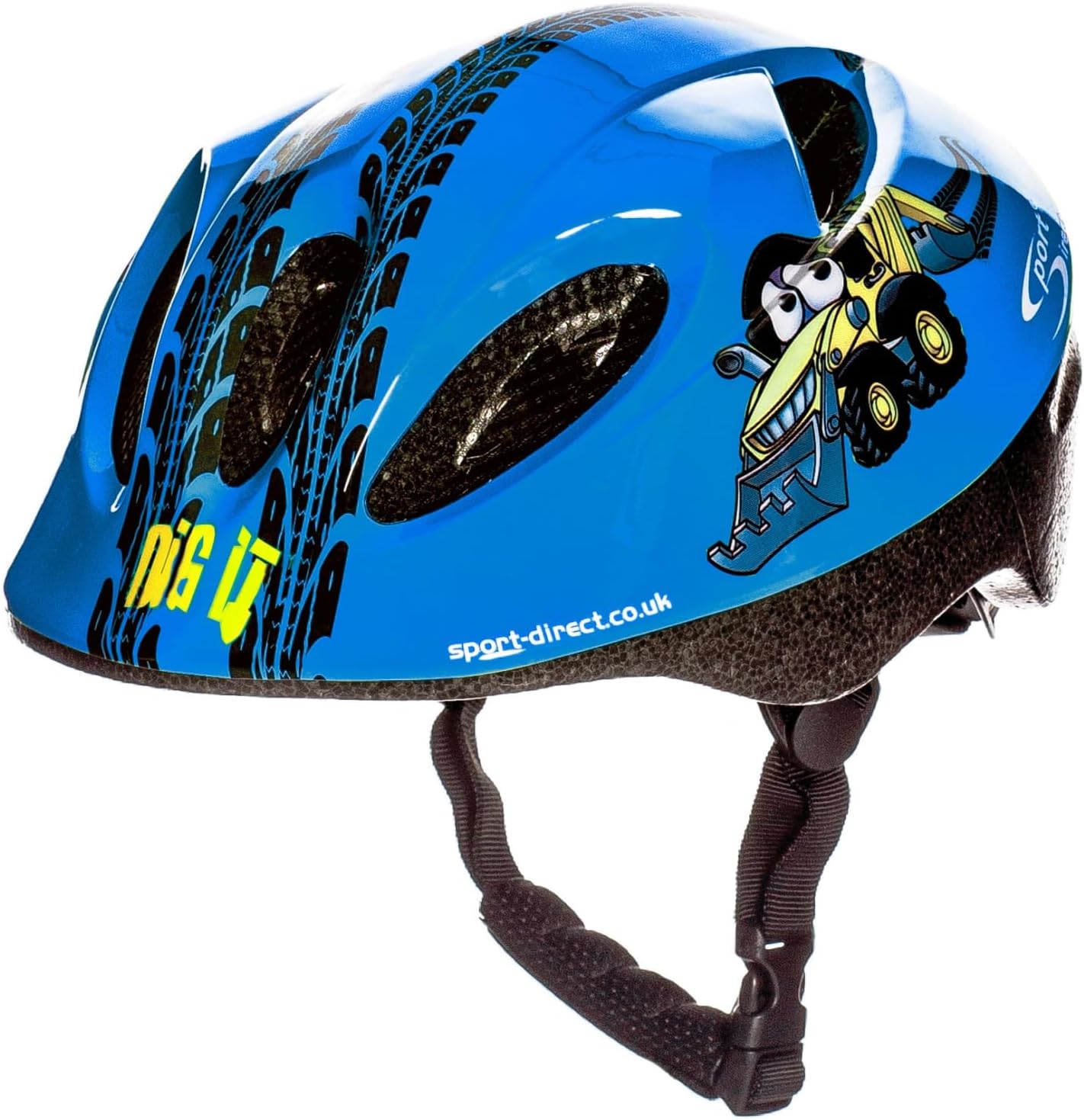 Sport Direct "Dig It" Blue Digger Kids Bike Helmet Extra Small 48-52cm