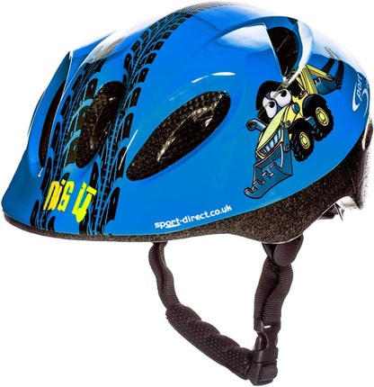 Sport Direct "Dig It" Blue Digger Kids Bike Helmet Extra Small 48-52cm