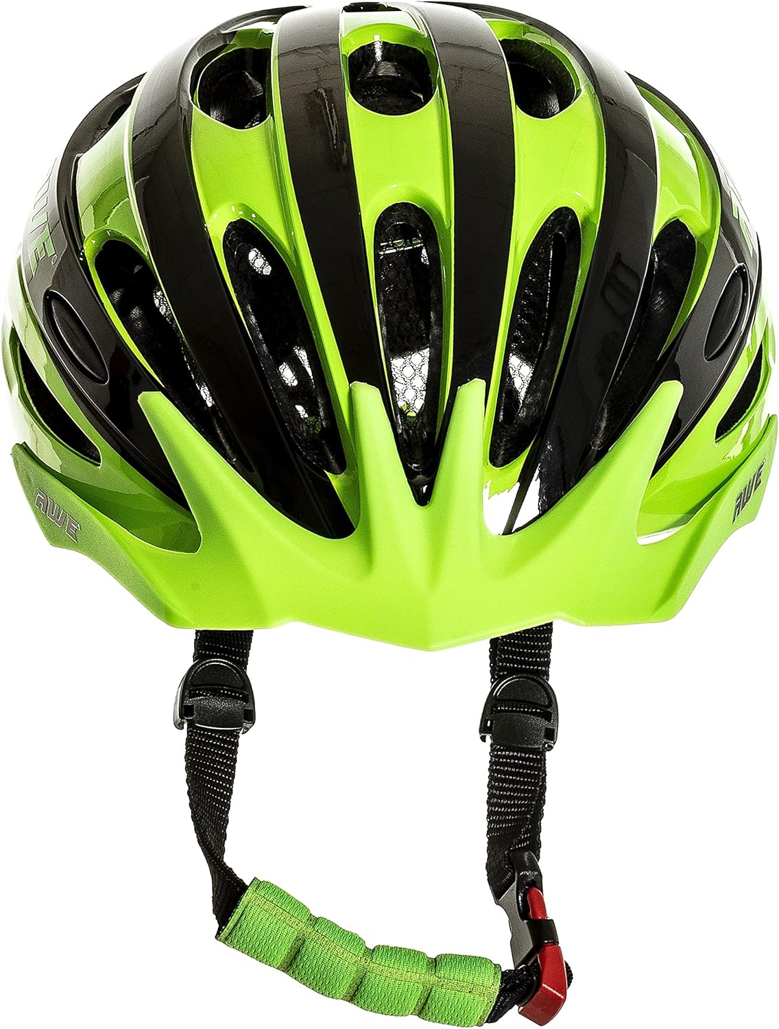 AweAir In Mould Adult Bike Helmet Medium 55-58cm Black/Green