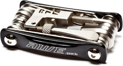 Awe 20 Piece CR-V Special Hardened Steel Micro Multi Function Pocket Tool Black