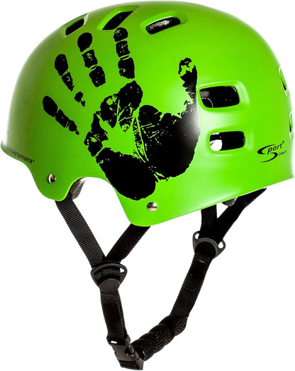 Sport Direct Adult BMX/Skateboard/Scooter/Bike Helmet Medium 55-58cm Green
