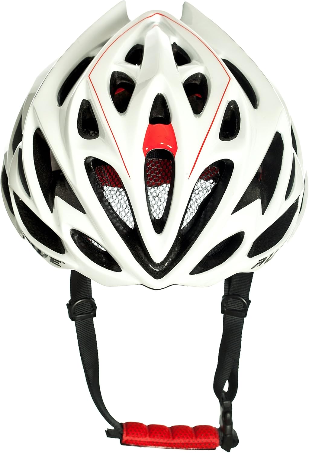 AweSpeed In Mould Adult Bike Helmet Large 58-61cm White/Red