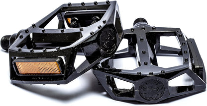 Sport Direct Alloy Flat-Platform 9/16" Black BMX/MTB Bike Pedals British Standards