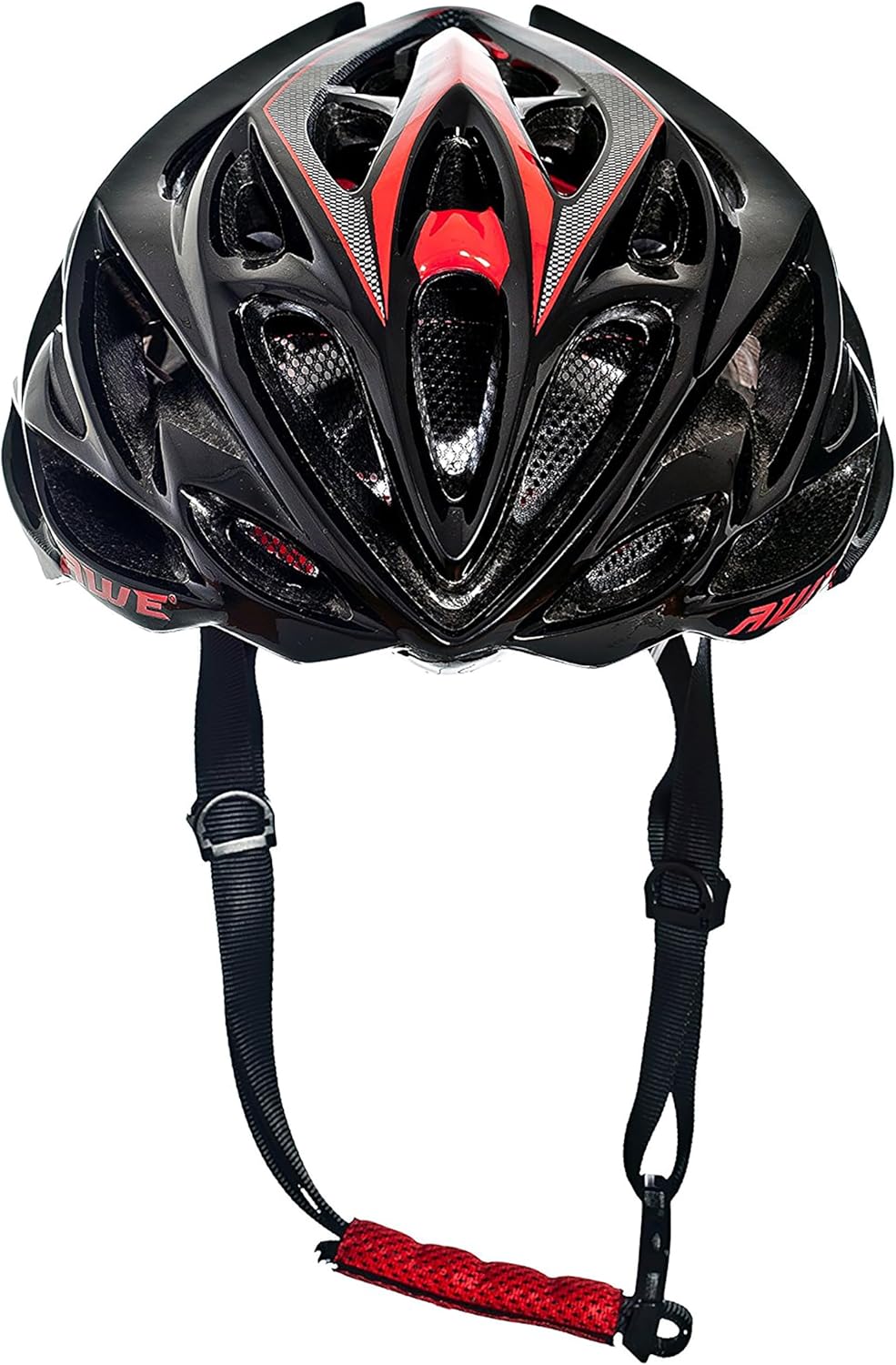 AweSpeed In Mould Adult Bike Helmet Large 58-61cm Black/Red/Carbon