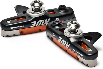 Awe Black Cassette Road 55mm Brake Blocks Grey/Orange/White