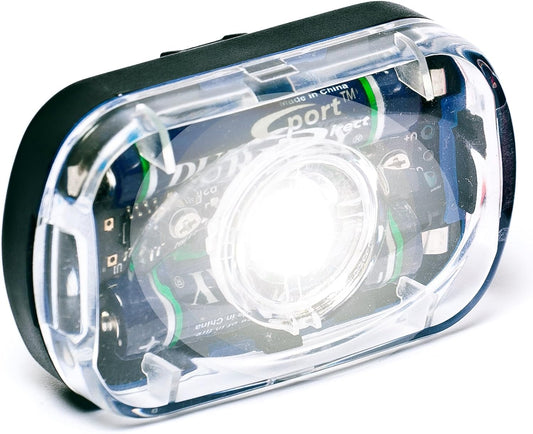 Sport Direct Mega Watt 20 Lumens 1 x 0.5W LED Battery Front Bike Light