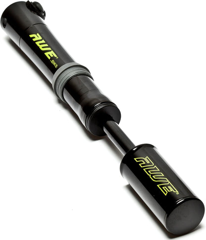 Awe 80 PSI CNC 6063 Alloy Mini Bike Pump Schrader/Presta Valve