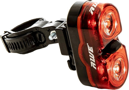 Awe Bright 140 Lumens Bike Light Set, Front LED & 2 0.5W Rear LED's