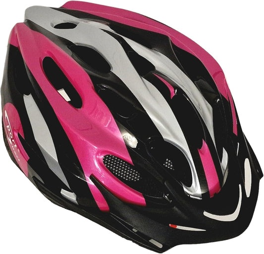Sport Direct 22 Vent Adult Bike Helmet Medium 55-58cm Pink/Black/Silver
