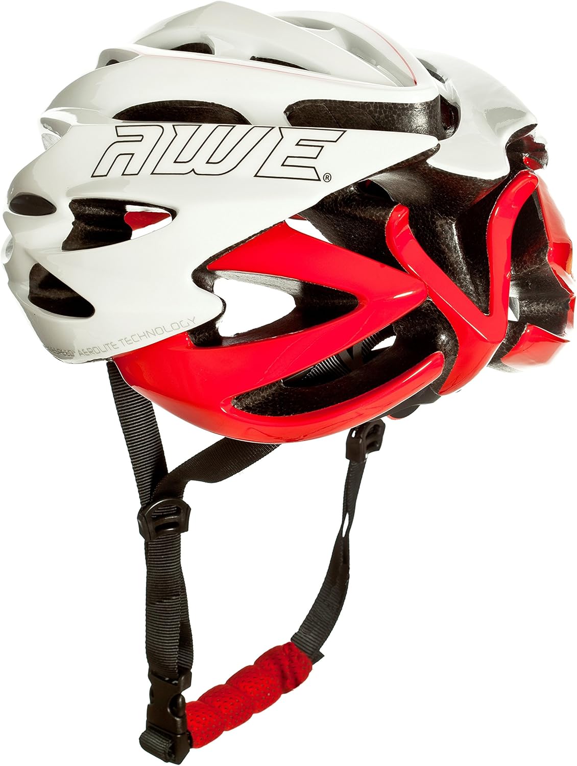 AweSpeed In Mould Adult Bike Helmet Large 58-61cm White/Red