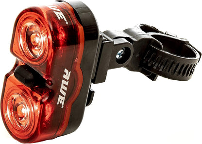Awe Flash 40 Lumens 2 x 0.5w Red LED's Rear Bike Light Inc: 2 x AAA Batteries