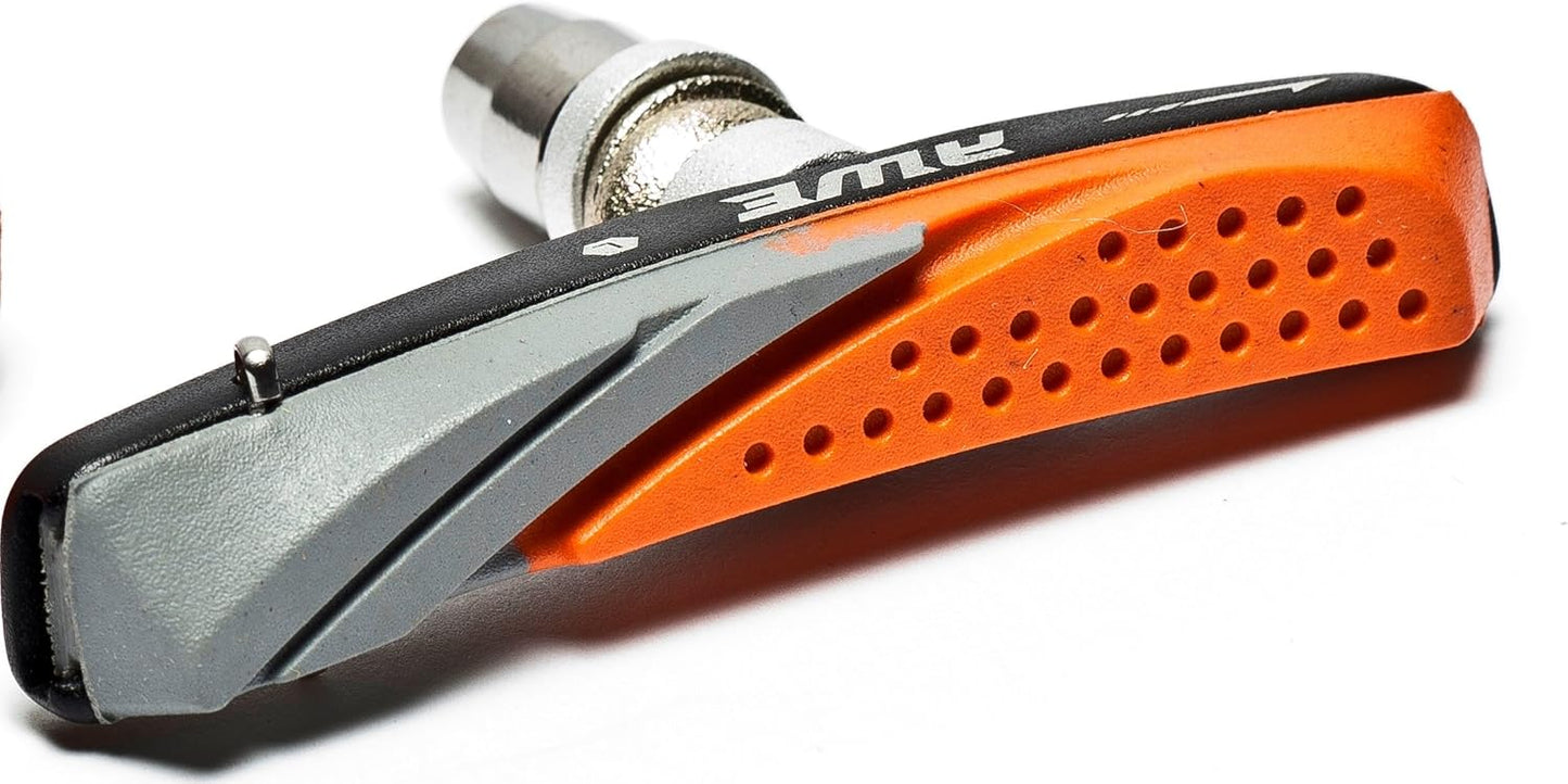 Awe Two Tone Contour Design 72mm Brake Pads Grey/Orange