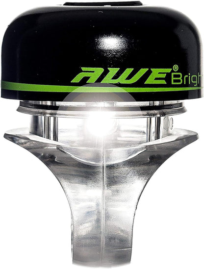Awe AWEBright® LED Light Bicycle/Bike Bell Black