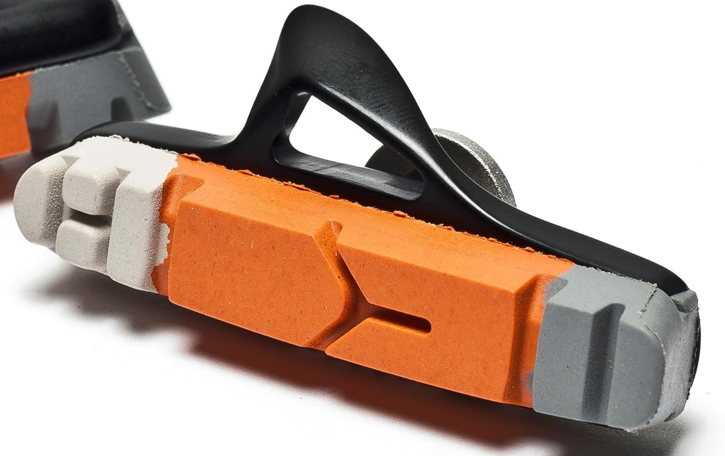 Awe Black Cassette Road 55mm Brake Blocks Grey/Orange/White