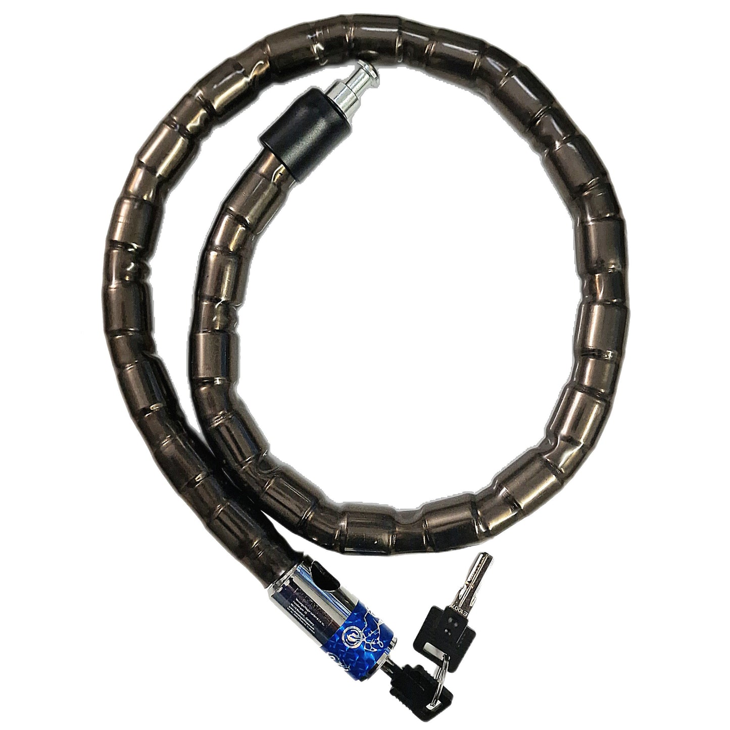 Armoured Steel Bike Cable Bike Lock 24mm x 1000mm Inc 2 keys
