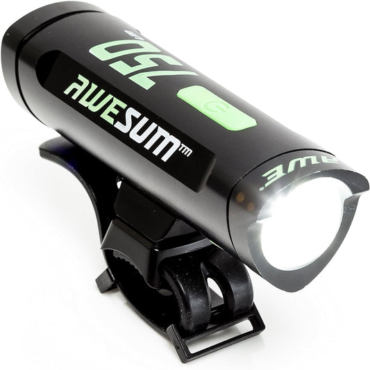 Awe Bright 750 Lumens USB Rechargeable Bike Front Light