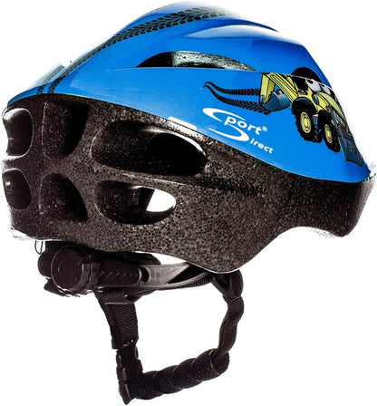 Sport Direct "Dig It" Blue Digger Kids Bike Helmet Extra Small 48-52cm