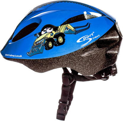 Sport Direct "Dig It" Blue Digger Kids Bike Helmet Extra Small 48-52cm