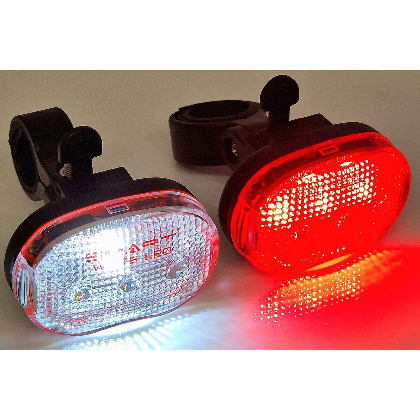 SMART High Performance SMD LED AAA Battery Bike/Bicycle Light Set