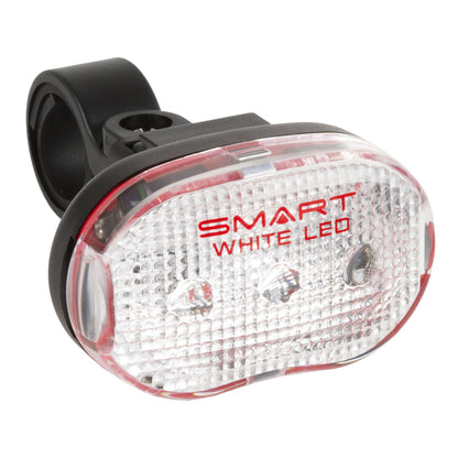 SMART 1 x Superbright White SMD LED 15 Lumens Battery Front Bike/Bicycle Light