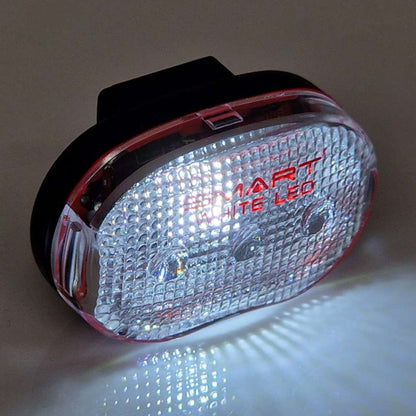 SMART 1 x Superbright White SMD LED 15 Lumens Battery Front Bike/Bicycle Light