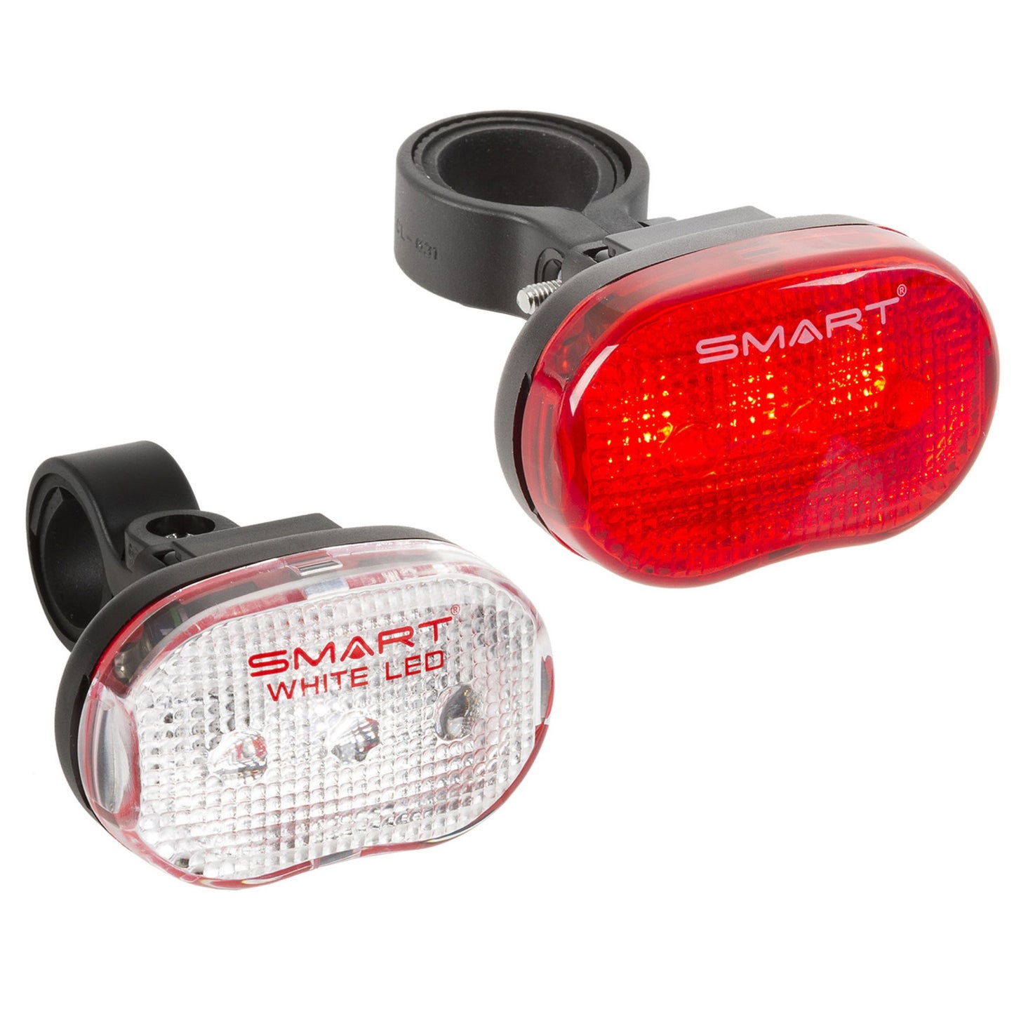 SMART High Performance SMD LED AAA Battery Bike/Bicycle Light Set