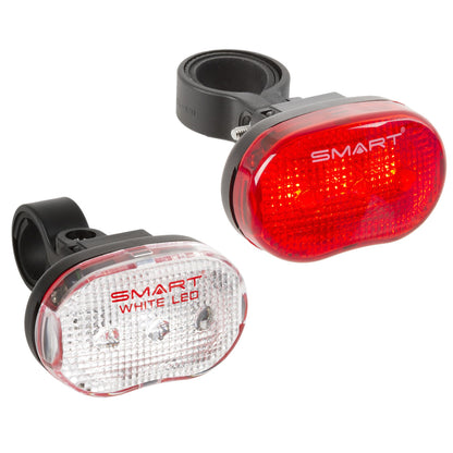 SMART High Performance SMD LED AAA Battery Bike/Bicycle Light Set