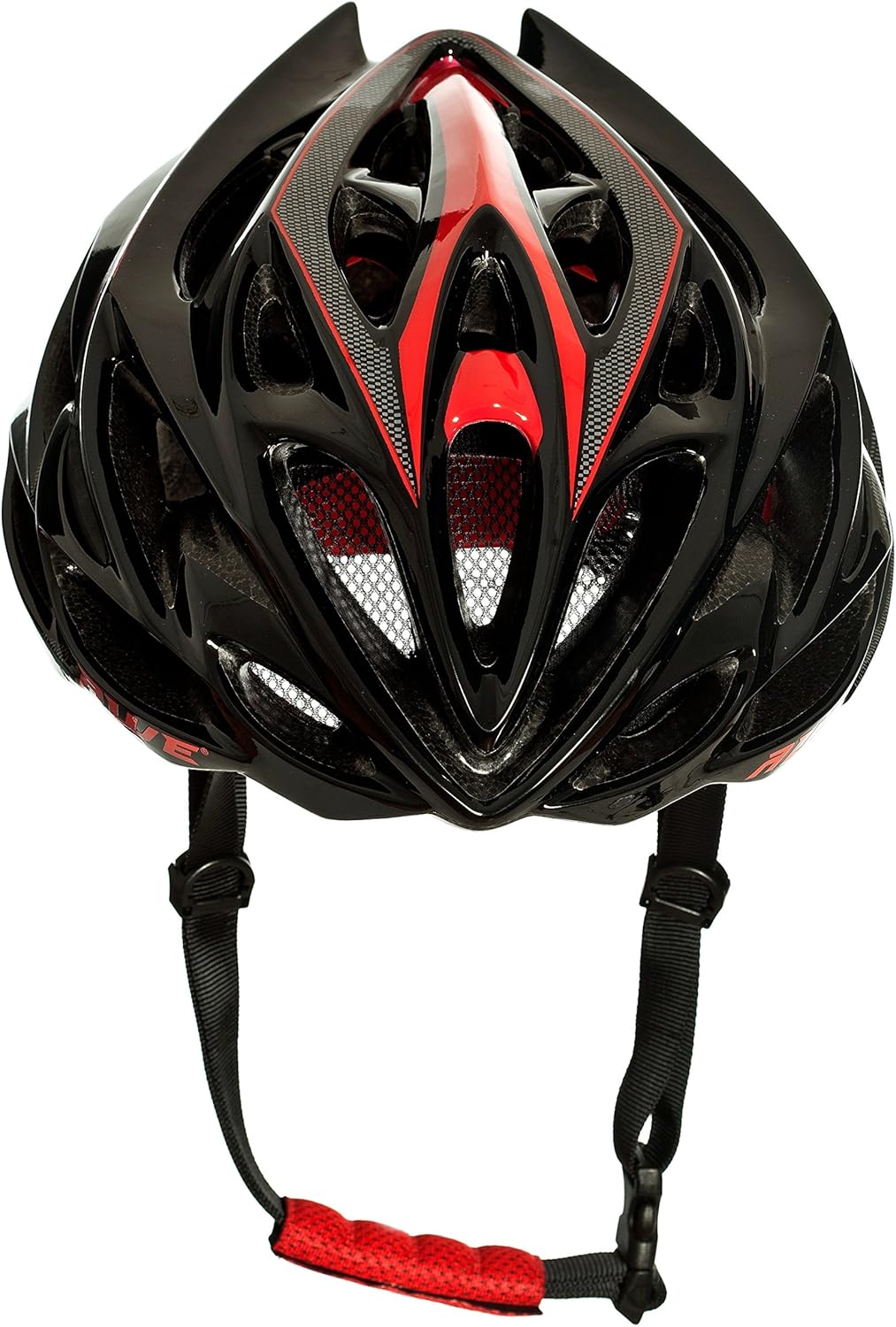 AweSpeed In Mould Adult Bike Helmet Large 55-58cm Black/Red/Carbon