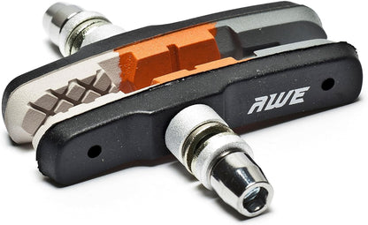 Awe Triple Contour V 72mm Brake Pads Grey/Orange/White