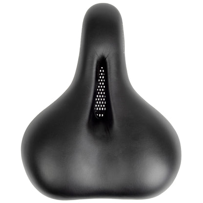 Ergonomic 209 mm Memory Foam City/Comfort Bike Saddle - Black