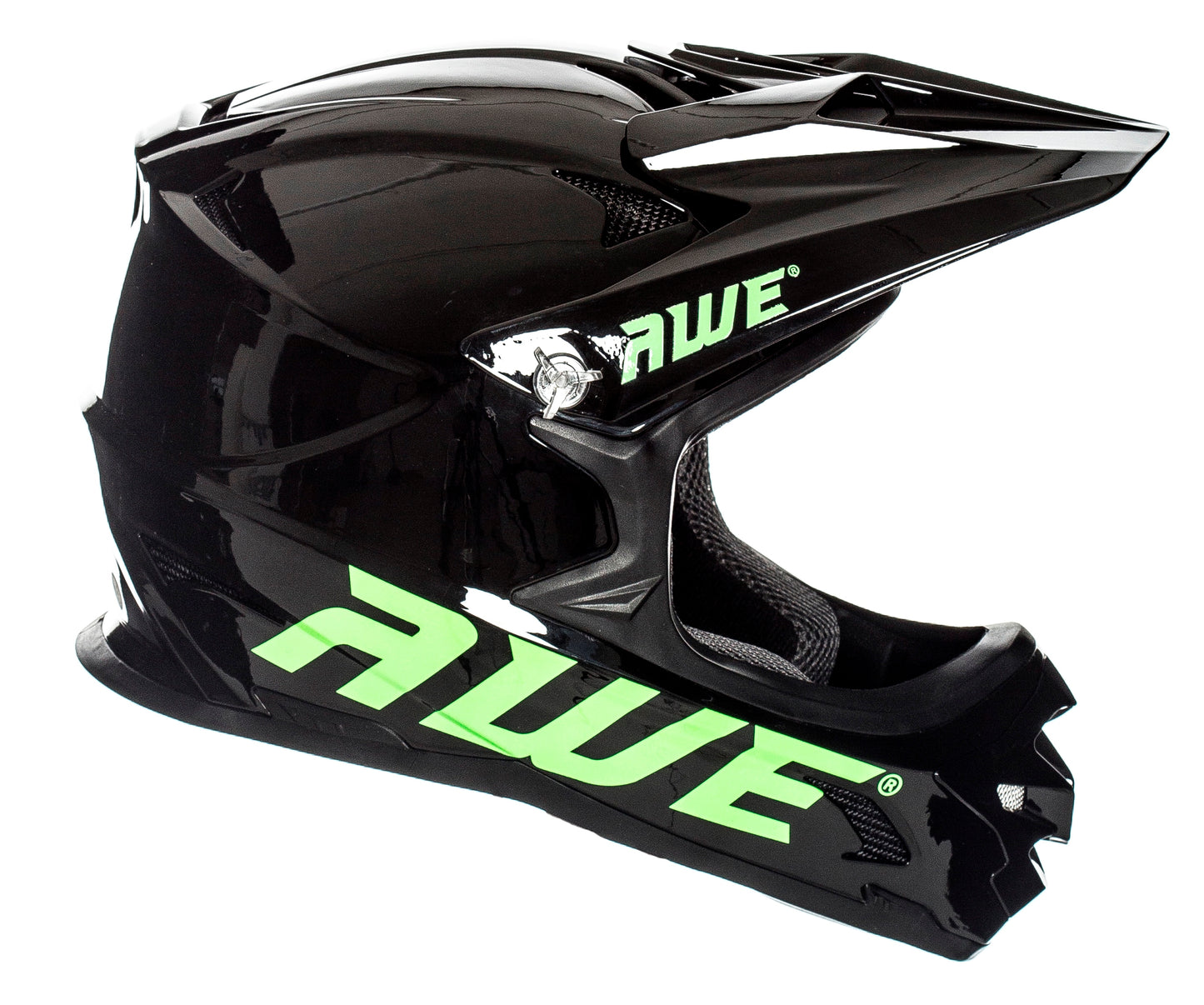 AweBlast 16+/Adult BMX/Downhill/Full Face/Enduro Bike Helmet 56-58cm Black