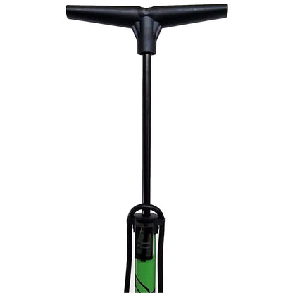 Awe 160 PSI Heavy Duty Steel Track Floor Pump With Gauge Dual Valve