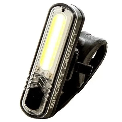 Sport Direct 100 Lumens 10 x COB LEDs USB Rechargeable Front Bike Light