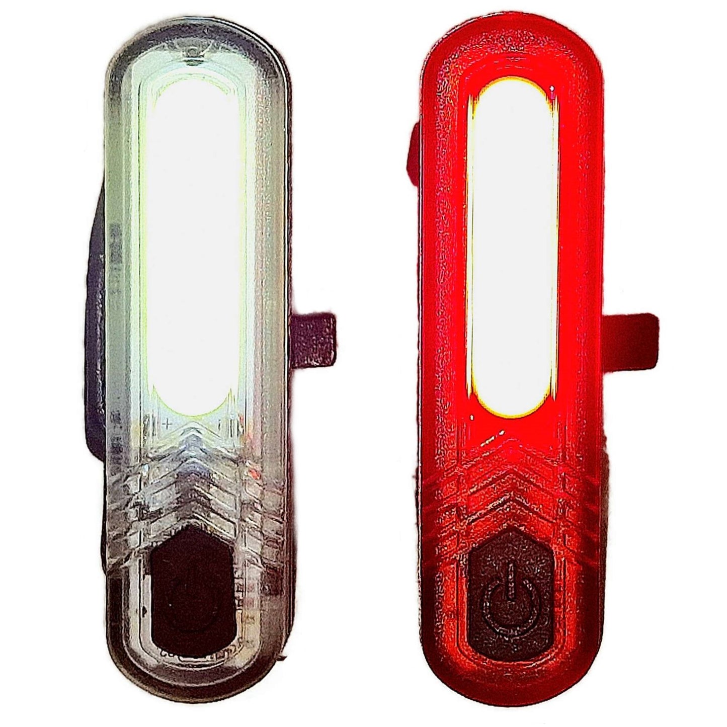 Sport Direct 130 Lumens 20 x COB LEDs USB Rechargeable Bike Light Set