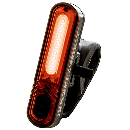 Sport Direct 30 Lumens 10 x COB LEDs USB Rechargeable Rear Bike Light