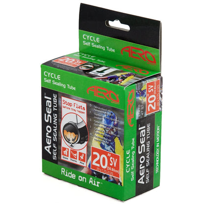 Aero Sport Self Sealing Butyl Rubber 20" x 1.75 - 2.125 Inner Tubes Schrader Valve