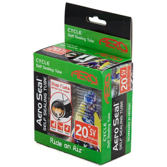 Aero Sport Self Sealing Butyl Rubber 20" x 1.75 - 2.125 Inner Tubes Schrader Valve